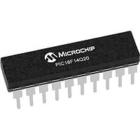 Microchip Technology PIC18F14Q40-E/P Microcontrollers 16KB Flash, 1K RAM, 512 EEPROM, 12b ADCC, 8b DAC, DMA, 16-bit PWM, PPS, UART, SPI/I2C