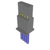 Samtec SFSS-04-28-F-20.00-S Discrete Wire Cable Assemblies .050" Tiger Eye(TM) Single Row Discrete Wire Cable Assembly