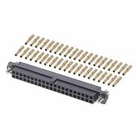 Harwin M80-4604205 Wire Housings 21+21 POS FEM +J/S LG BORE GOLD