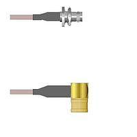 Amphenol Custom Cable Q-0A03V000H084i RF Cable Assemblies BNC-SJB/SMB-RP G142 84I