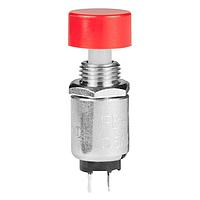 NKK Switches FB15ANEP2-HC Sealed SPST OFF-(ON) 500mA .295" RED CAP TUR/PC