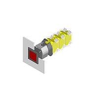 EAO 704.259.600 Panel Mount Indicators / Switch Indicators KEYLOCK FLUSH MNT MNT 2POS