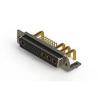 EDAC 630-36W4650-2T3 Mixed Contact D-Sub Connectors Right-angle Power Combo D-Sub Connector