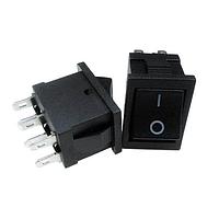 Adam Tech SW-R2-4B-S-1-1 Miniature MINIATURE ROCKER SWITCH, BLACK A