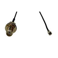 Adam Tech CA-DKCA0-152L0-AJI0-O Coaxial Cables WATERPROOF SMA TO IPEX FOR 1.13