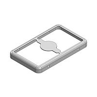 Masach Tech MS256-10F EMI/RFI Shield Frame, Two-Piece 25.6 x 15.5 x 2.3mm Two-piece Drawn-Seamless RF Shield/EMI Shield FRAME (CRS)