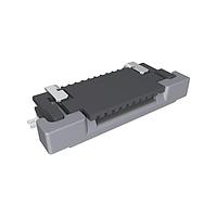 Amphenol FCI SFV10R-4STE1HLF Board Mount 0.50mm Flex Connector, SFV-R Series, 10 Position, Top Side Contact, Side Entry Surface Mount ZIF Connector, Halogen Free, Lead Free with Cable-Lock