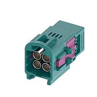 Rosenberger AMZ040-C00D Connectors HFM High-Speed FAKRA Mini quad bordeaux