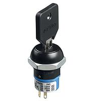 APEM LK6CGB126M3 Keylock Switches KEYLOCK SWITCH LK 19MM