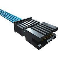 Samtec TFSST-04-28-G-10.00-S Rectangular Cable Assemblies .050" Tiger Eye(TM) Single Row Discrete Wire Cable Assembly