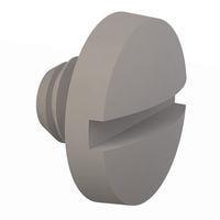 Essentra Components 010832B012 Machine Screw Binder Slotted Screw, #8-32 Thread, 1/8 in Lg