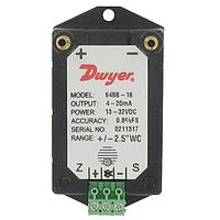 Dwyer 648C-13 Differential Pressure Transmitters – ± 0.4% to ± 0.8% Accuracy, 0.1-25 inH2O (Differential, 0.25 inH₂O, Barbed Fitting, 3/16 in)