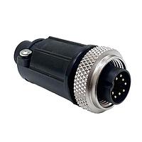 CONXALL SF3282-8PG-540 Connector Assemblies Cble End 8 Male Pins Sldr .400IN GrmtID