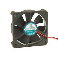Orion Fans OD6015-24LB Brushless DC Axial Fan, 60x60x15mm, 24VDC, 14.3CFM, 2W, 27.2dBA, 0.13"H2O, 2x Wire