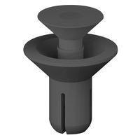 Essentra Components SRCS-4080B Snap C ftsunk Snap Rvt,Blk,5.5-6.5MM Hold