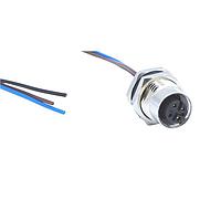 NorComp FPM12A04I12AR01 Sensor Cables / Actuator Cables M12 4P FML BRSS/NKL REAR PG9 12 PIGTAIL