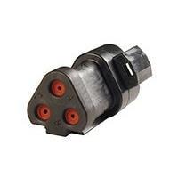 DEUTSCH - TE Connectivity DT04-3P-E005 3-Way DT 3 WAY RECP SZ 16