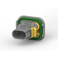 AMP Connectors - TE Connectivity 2-1703841-1 Housings 2POS, TAB 2.8X0.8, TAB HSG, ASSY