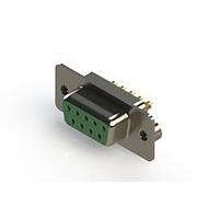 EDAC 628-M09-622-GN2 D-Sub Connectors - Standard Density Vertical Machined D-Sub Connector