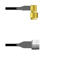 Amphenol Custom Cable Q-3402I0003084i RF Cable Assemblies SMA-RP/N-SP G174 84I
