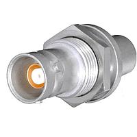 Trompeter / Cinch Connectivity Solutions 5-0027-201 Receptacles TRB Jack, Straight, Bulkhead Mt (rear), Tool Crimp, for M17/176-00002 Cable