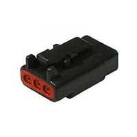 DEUTSCH - TE Connectivity DTM06-3S-E004 3-Way PLG, 3P, BLK, N