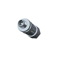 Amphenol LTW MSAS-05BMMC-SL7002 Sensor Cables / Actuator Cables M12 Circular Metric Connector, A Code, Metal, 4A, 05 pins, Male Connector, Male Contact, Straight, Screw Thread, Field Installable, F4.0 - F7.5mm, IP67 Mated