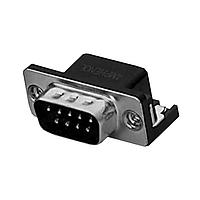 Amphenol Commercial Products L77SDB25S1ACO4F Receptacle Dsub, Stamped Signal 3A, Right Angle PCB Thru Hole, FP=10.40mm (.409in), Row Pitch 2.54mm, 25 Socket, Flash Gold, Bright Tin Shell, 4-40 Front Screwlock, Ground Tab with Clear Hole Without Boardlock