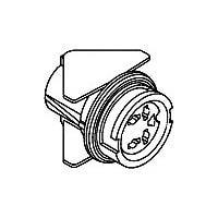 AMP Connectors - TE Connectivity 207316-1 Circular DIN Connectors RECPT HSG 4 POS BLK