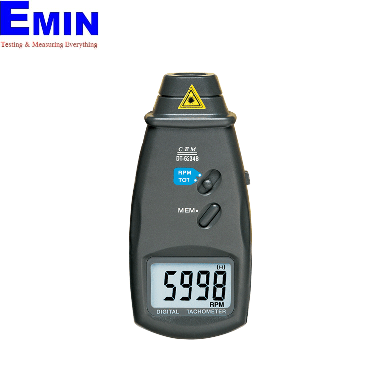 DT-6235B contact Speed Digital Tachymètre et Auto Ranging Affichage LCD 